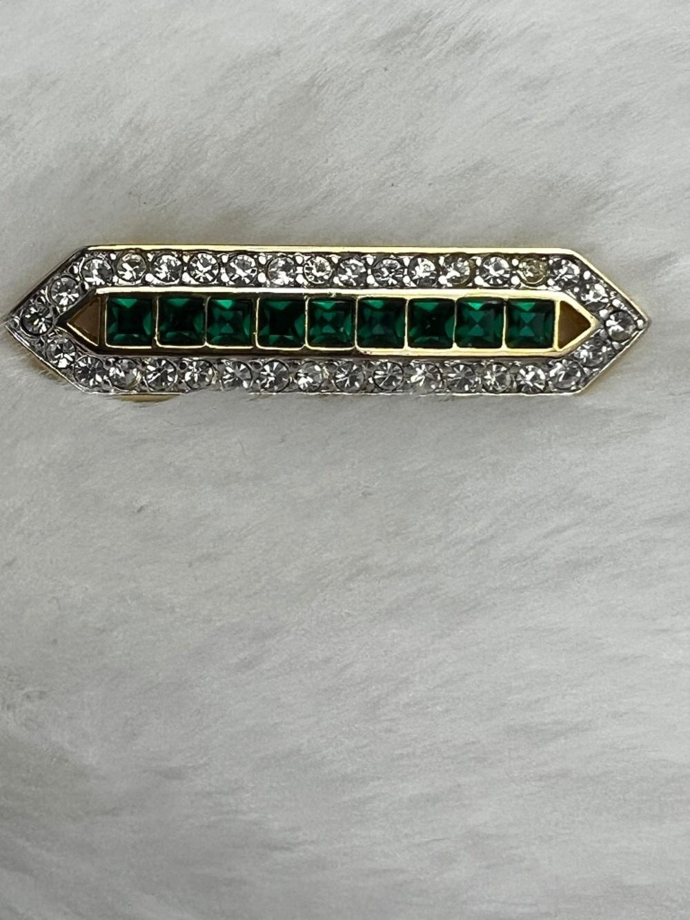 Vintage Art Deco Style Bar Brooch Pin